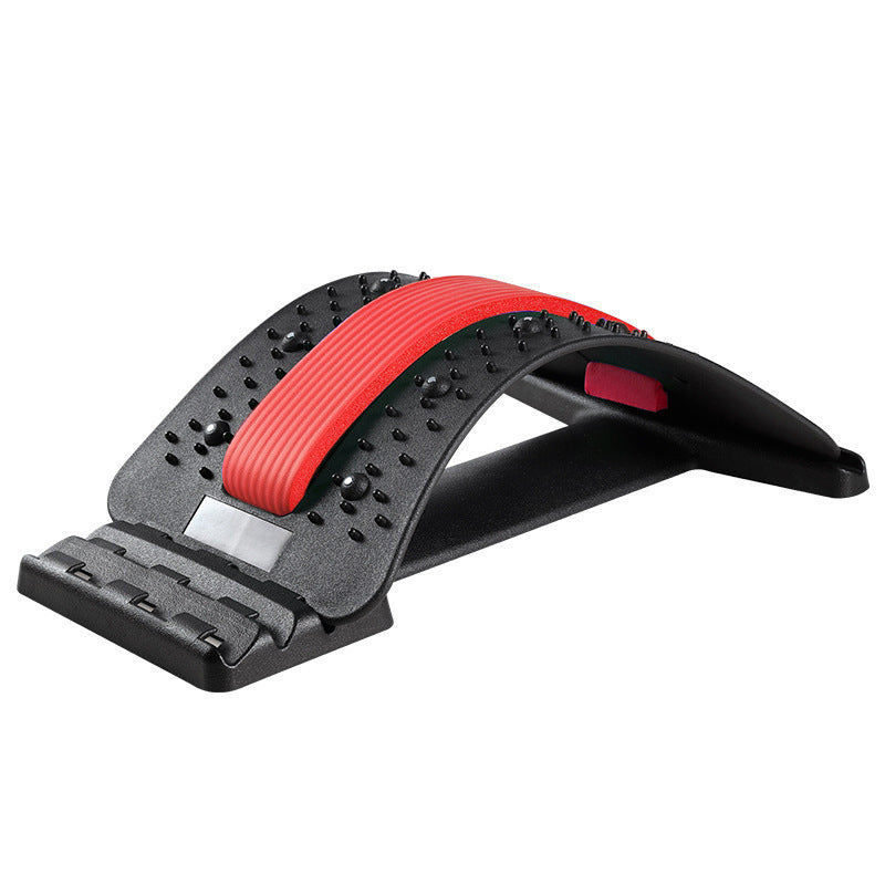 Magnetic Back Stretcher & Lumbar Massager Adjustable Spine Support Pain Relief Device