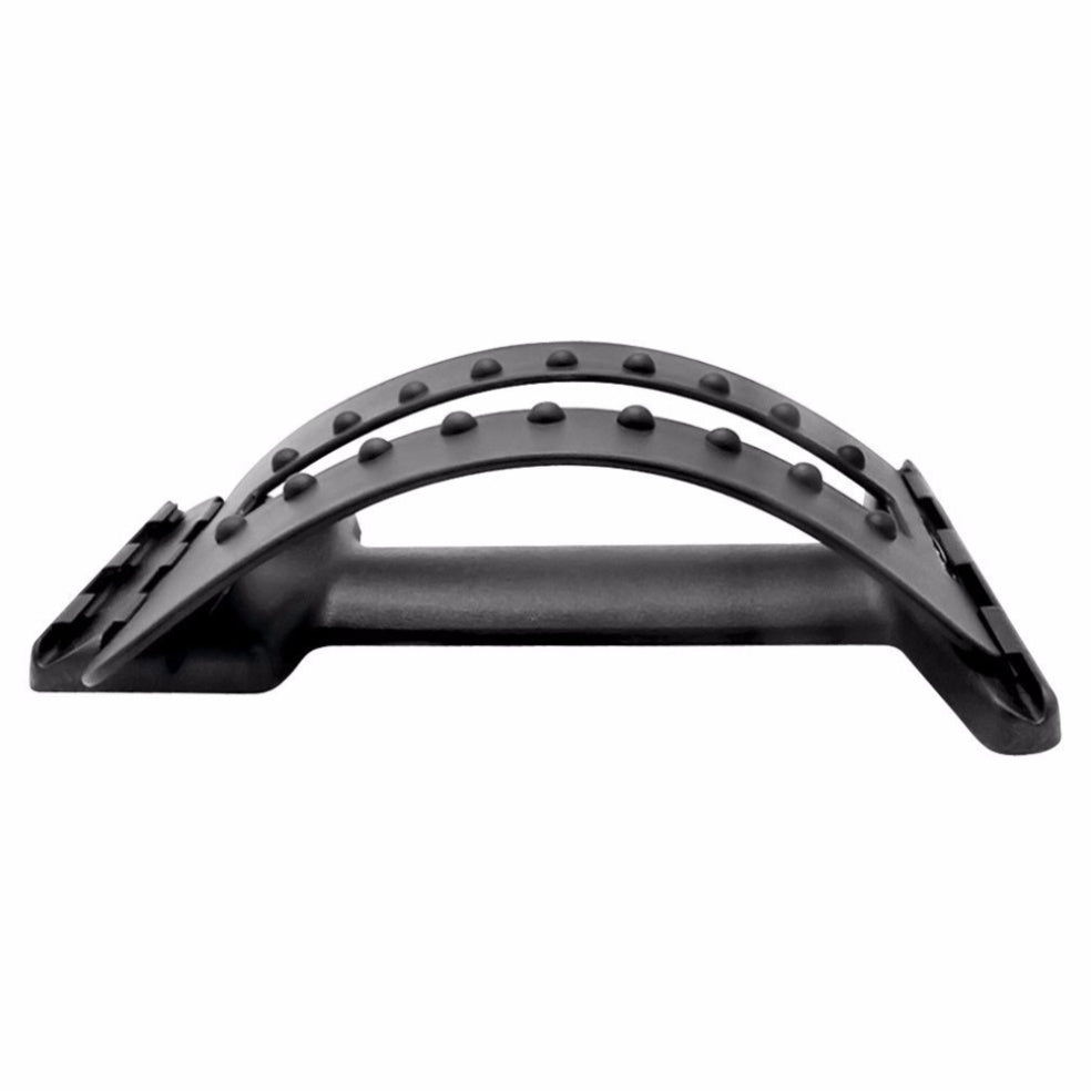Magnetic Back Stretcher & Lumbar Massager Adjustable Spine Support Pain Relief Device