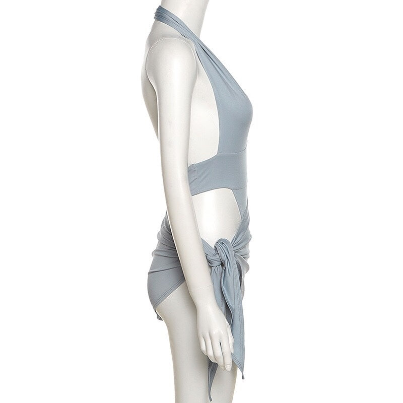 Women’s Casual Two-Piece Swimsuit Versatile Sleeveless Swimwear