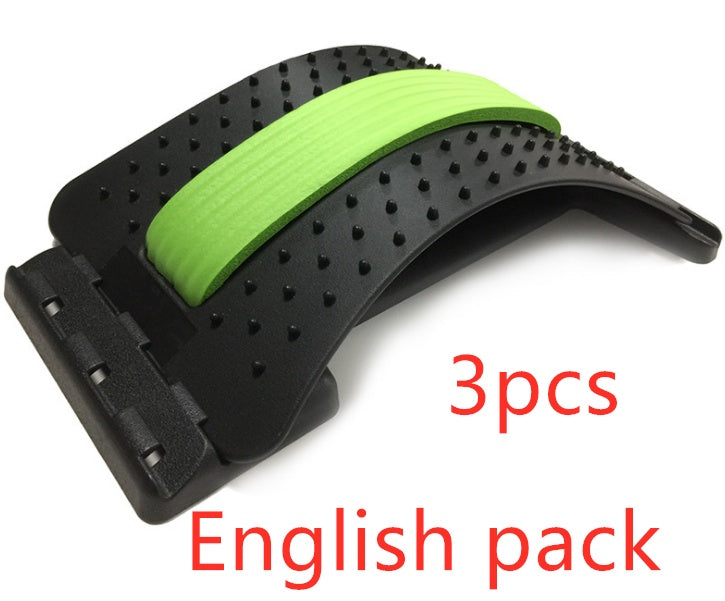 Magnetic Back Stretcher & Lumbar Massager Adjustable Spine Support Pain Relief Device