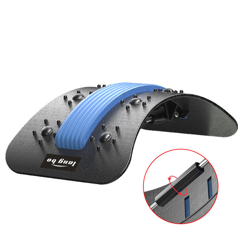 Magnetic Back Stretcher & Lumbar Massager Adjustable Spine Support Pain Relief Device