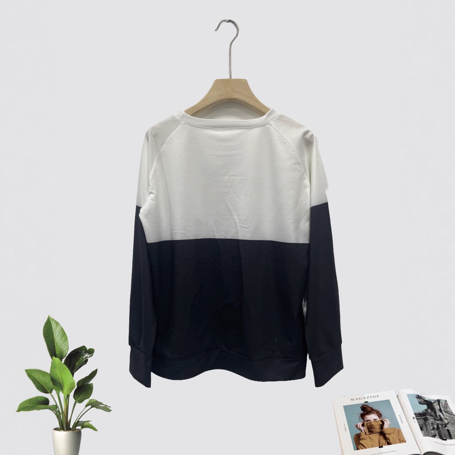 Christmas 3D Print Pullover Raglan Sleeve Polyester Sweater