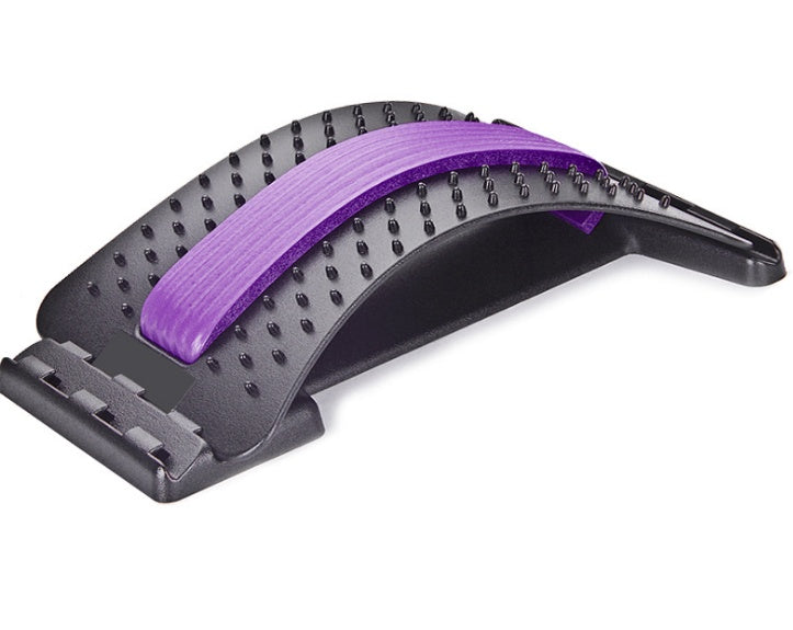 Magnetic Back Stretcher & Lumbar Massager Adjustable Spine Support Pain Relief Device