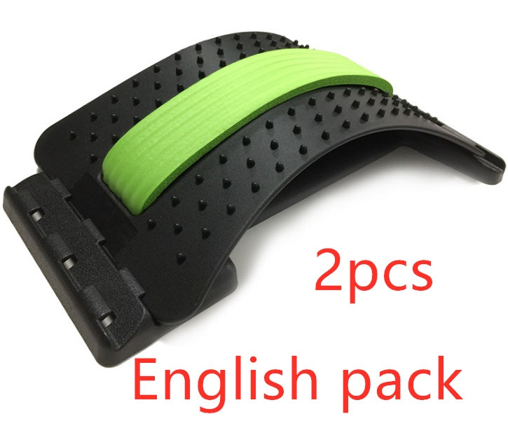 Magnetic Back Stretcher & Lumbar Massager Adjustable Spine Support Pain Relief Device