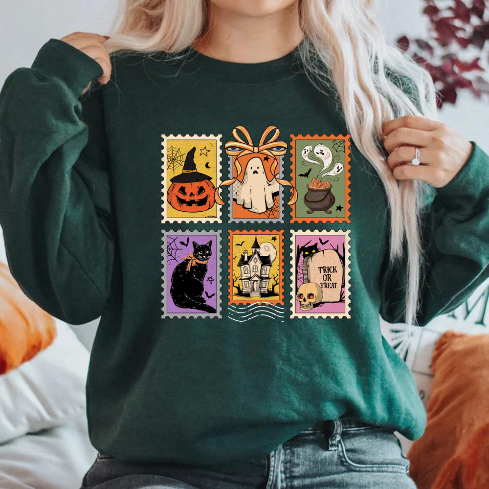 Men’s Street Hip-Hop Pullover Printed Long Sleeve Sweatshirt