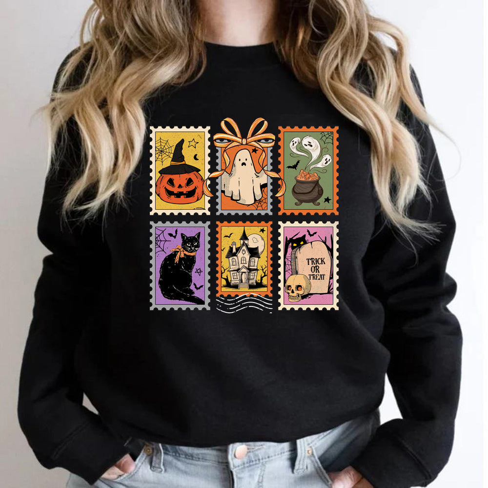 Men’s Street Hip-Hop Pullover Printed Long Sleeve Sweatshirt