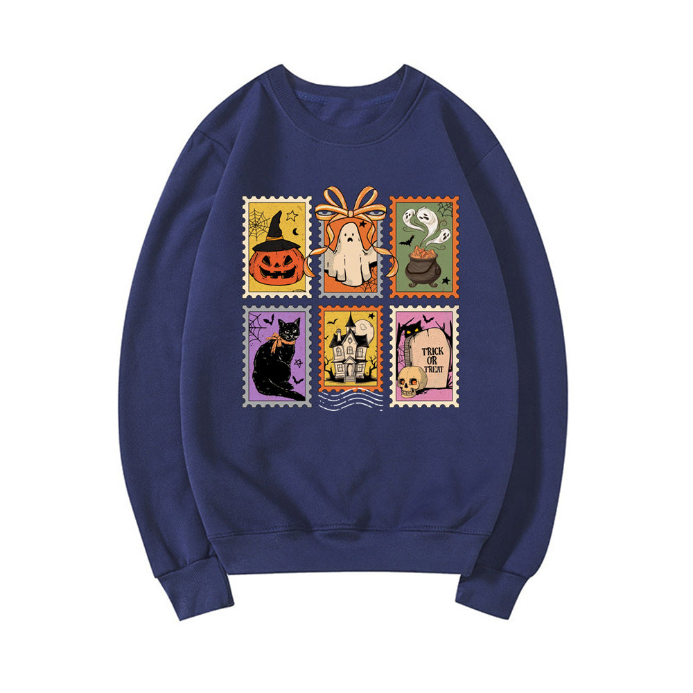 Men’s Street Hip-Hop Pullover Printed Long Sleeve Sweatshirt