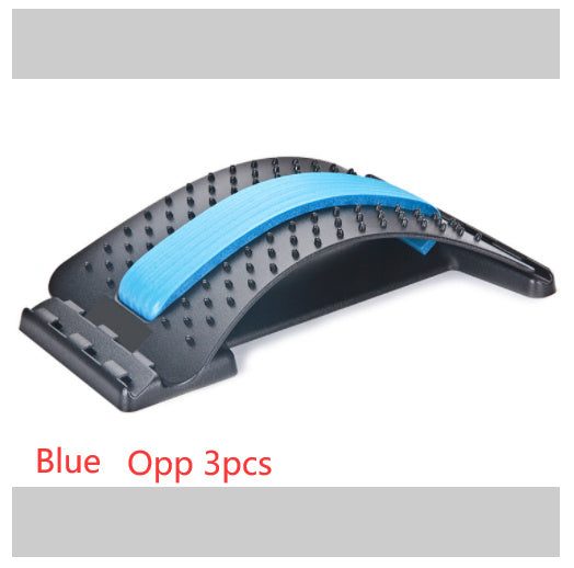 Magnetic Back Stretcher & Lumbar Massager Adjustable Spine Support Pain Relief Device