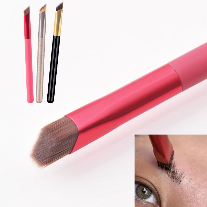 Professional Nylon Makeup Brush – Long Handle with Travel Bag