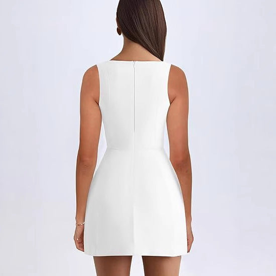High Waist Zipper Short Skirt – Fresh & Sweet Hip Skirt for Women