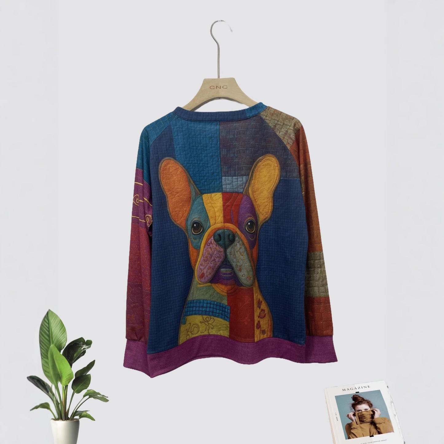 Christmas Casual Pullover Polyester Long Sleeve Sweater
