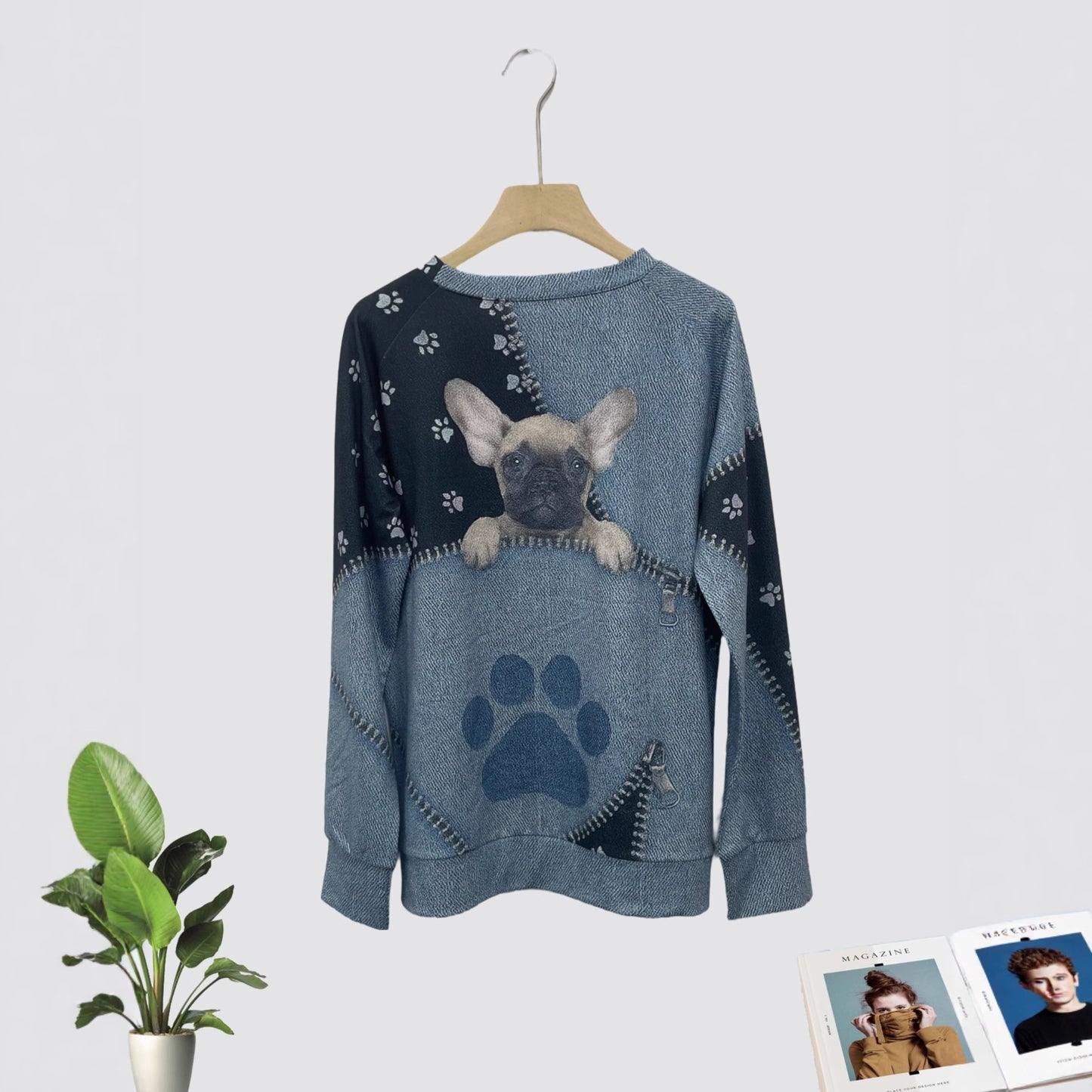 Christmas Casual Pullover Polyester Long Sleeve Sweater