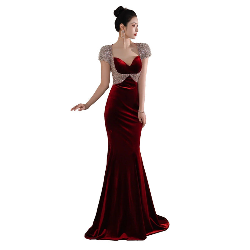 Women’s Fashion Minimalist Solid Color Dress – Polyester, Picture Color