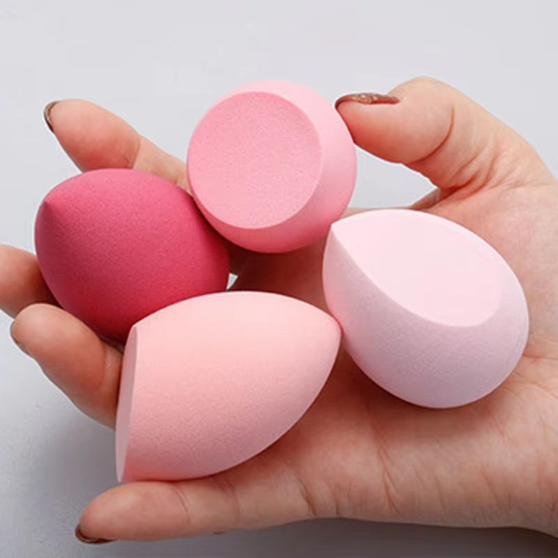 Shop 7-piece non-latex makeup sponge puff set for flawless blending. Soft, reusable, wet & dry dual use beauty blenders in multiple shapes & colors.