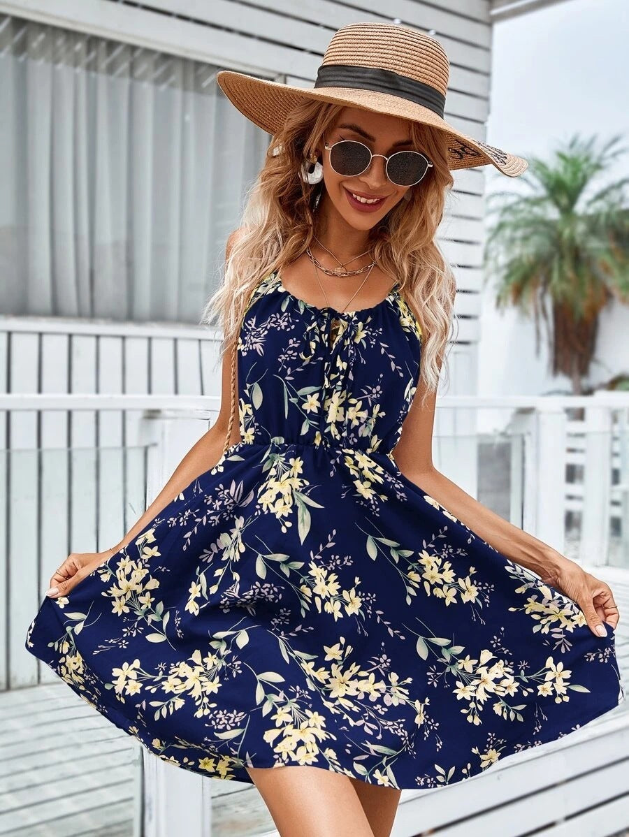 Women's Solid Color Casual Dress – Simple & Elegant Everyday Style