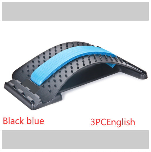 Magnetic Back Stretcher & Lumbar Massager Adjustable Spine Support Pain Relief Device