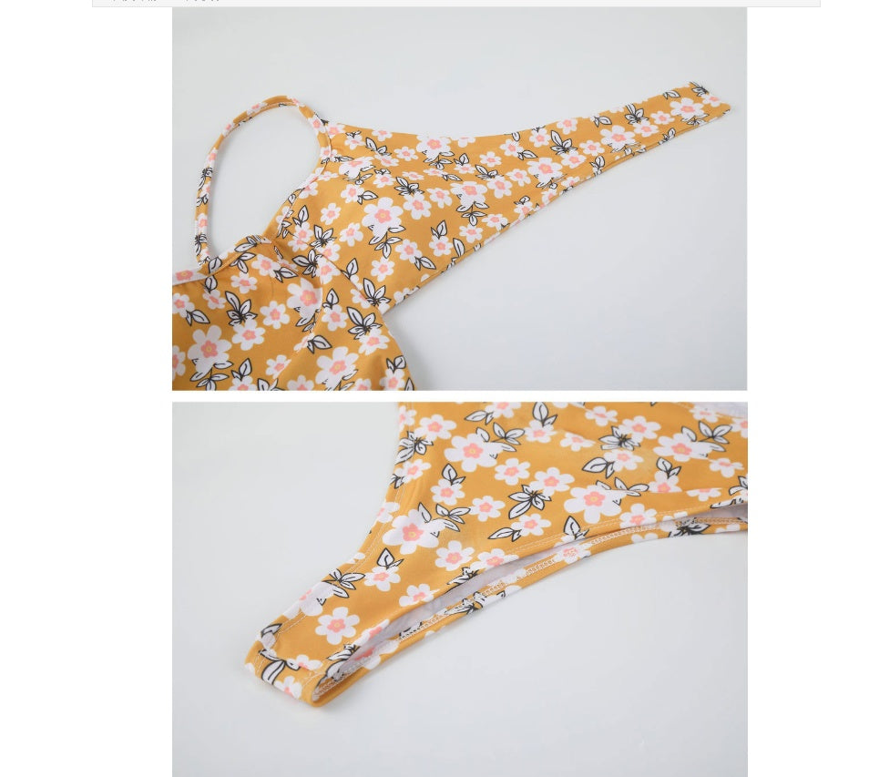 Women’s One-Piece Swimsuit – Sexy Solid Color Backless Swimwear with Chest Pad