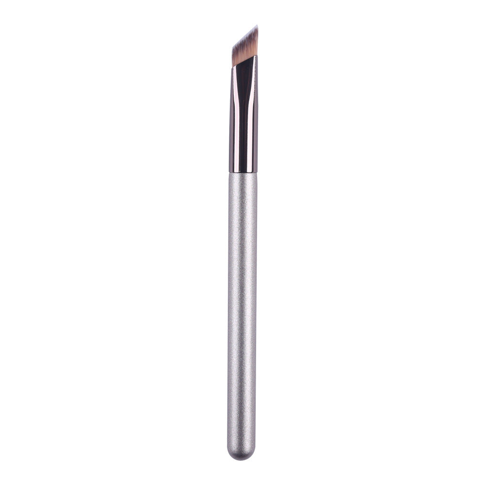 Professional Nylon Makeup Brush – Long Handle with Travel Bag