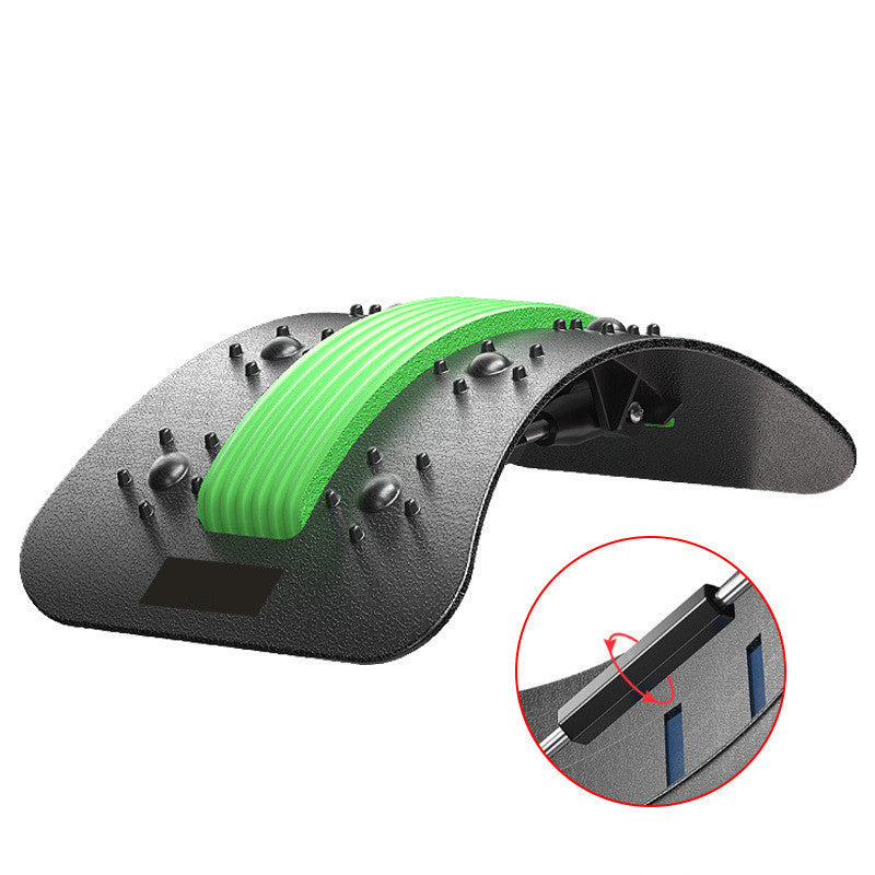 Magnetic Back Stretcher & Lumbar Massager Adjustable Spine Support Pain Relief Device