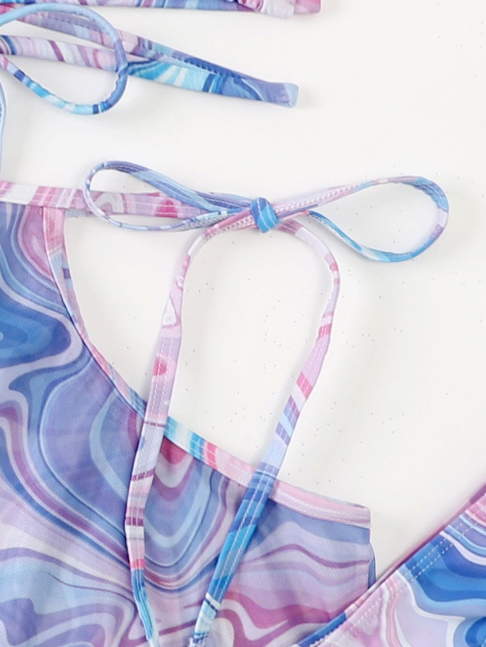 Lavender 3-Piece Bikini Set Women’s Sexy Swimwear