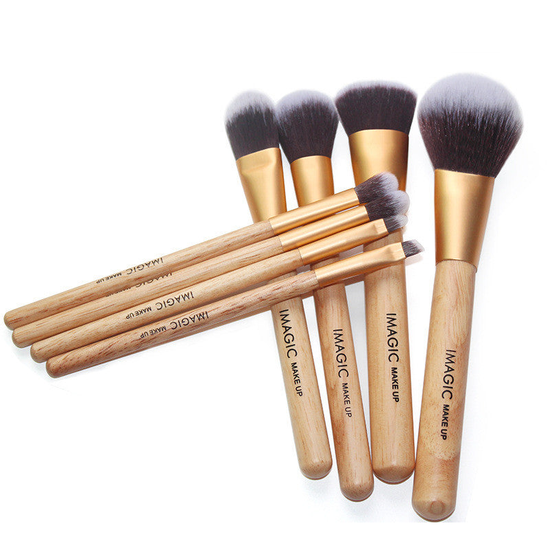 8-Piece Professional Makeup Brush Set – Soft Fiber, Multi-Purpose Cosmetic Brushes