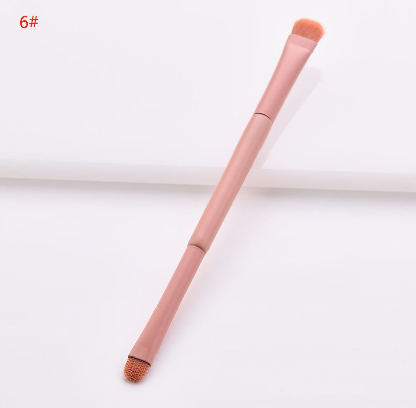 10-Piece Professional Makeup Brush Set High-End Wooden Handle & Nylon Bristles