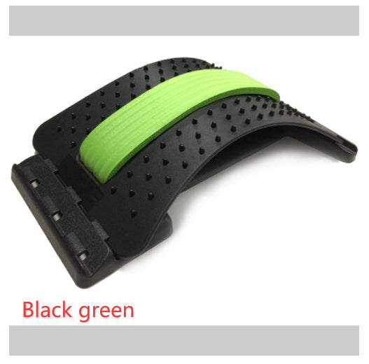 Magnetic Back Stretcher & Lumbar Massager Adjustable Spine Support Pain Relief Device