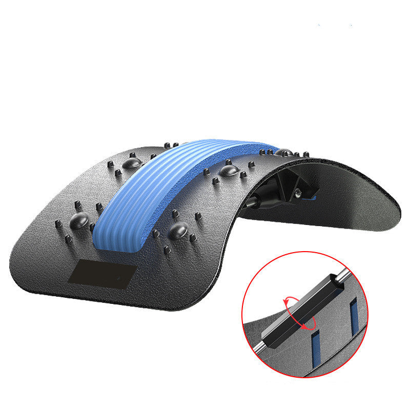 Magnetic Back Stretcher & Lumbar Massager Adjustable Spine Support Pain Relief Device