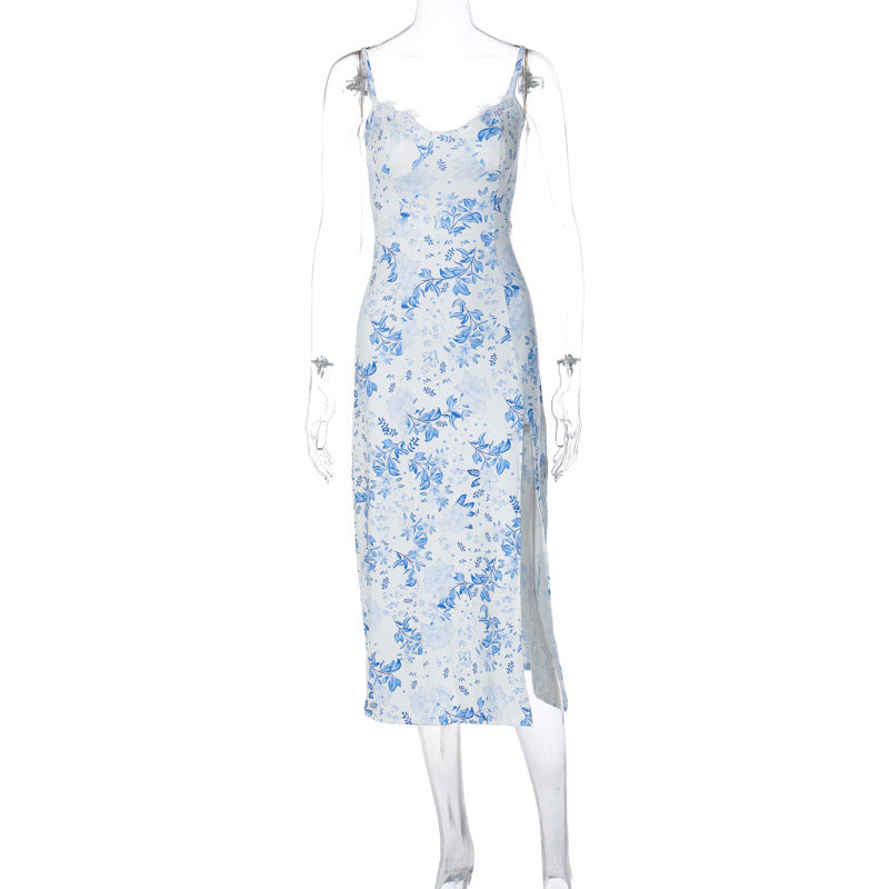 Solid Color Simple Fashion Dress – Lightweight Polyester Casual Wear
