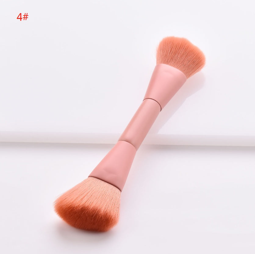 10-Piece Professional Makeup Brush Set High-End Wooden Handle & Nylon Bristles