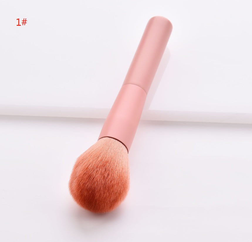 10-Piece Professional Makeup Brush Set High-End Wooden Handle & Nylon Bristles