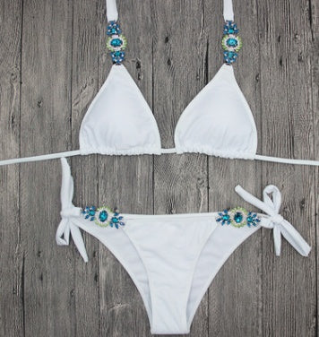 Women’s Sexy Solid Color Bikini – European & American Swimwear