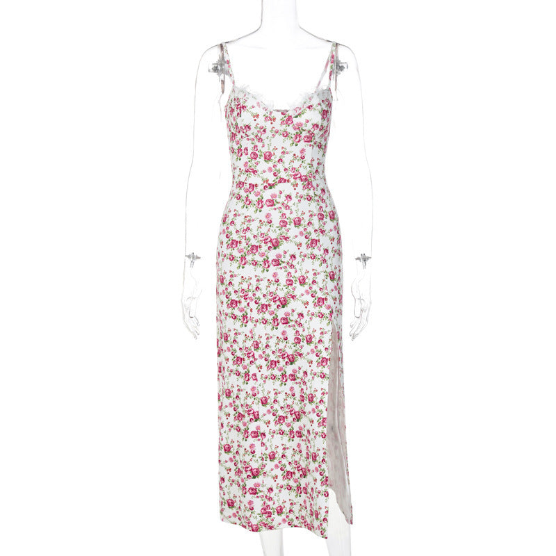 Solid Color Simple Fashion Dress – Lightweight Polyester Casual Wear