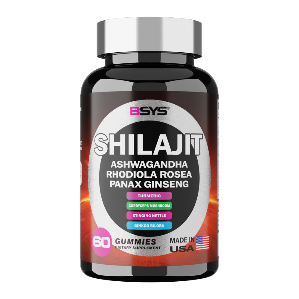 BSYS 8 in 1 Shilajit Gummies – Energy, Strength & Vitality (60 Gummies)