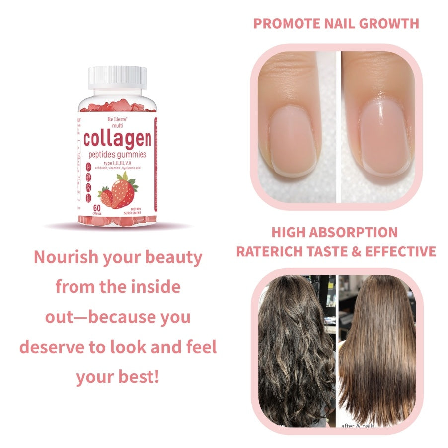 Collagen Peptide Gummies – Skin, Hair & Joint Support