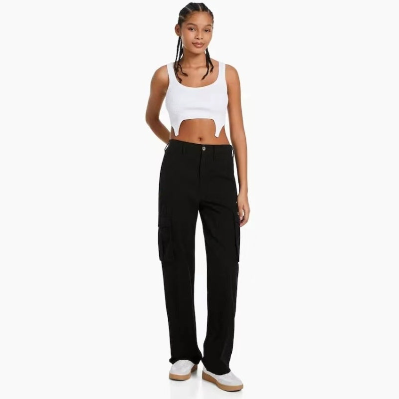 Autumn Women's Straight-Leg Fashion Jeans