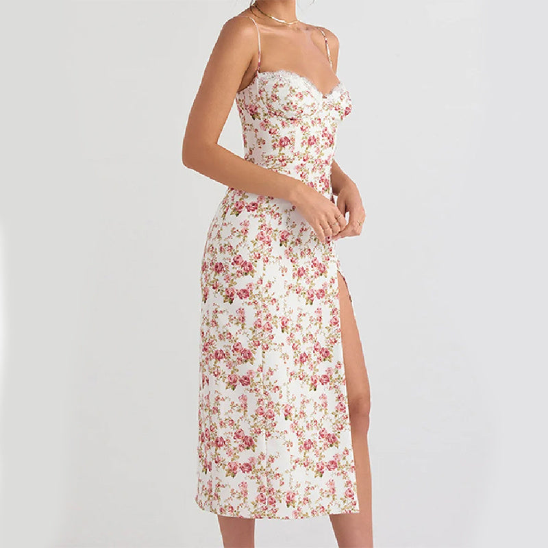 Solid Color Simple Fashion Dress – Lightweight Polyester Casual Wear