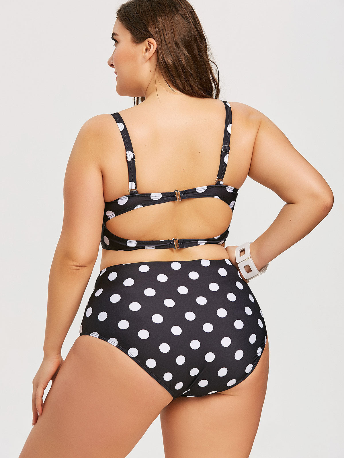 Women’s Plus Size Retro Two-Piece Set Short Sleeve Top & Shorts