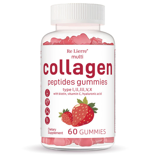 Delicious Collagen Peptide Gummies to support youthful skin, stronger hair, healthy nails, and joint health. Easy-to-take, natural formula for daily beauty and wellness.