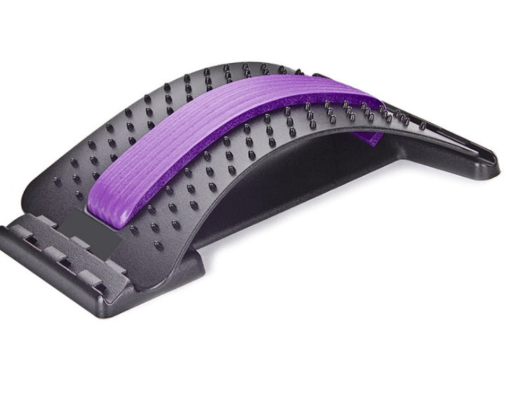 Magnetic Back Stretcher & Lumbar Massager Adjustable Spine Support Pain Relief Device