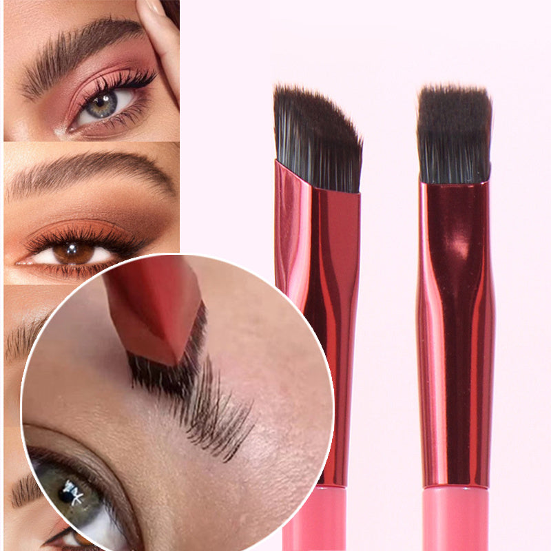 Professional Nylon Makeup Brush – Long Handle with Travel Bag