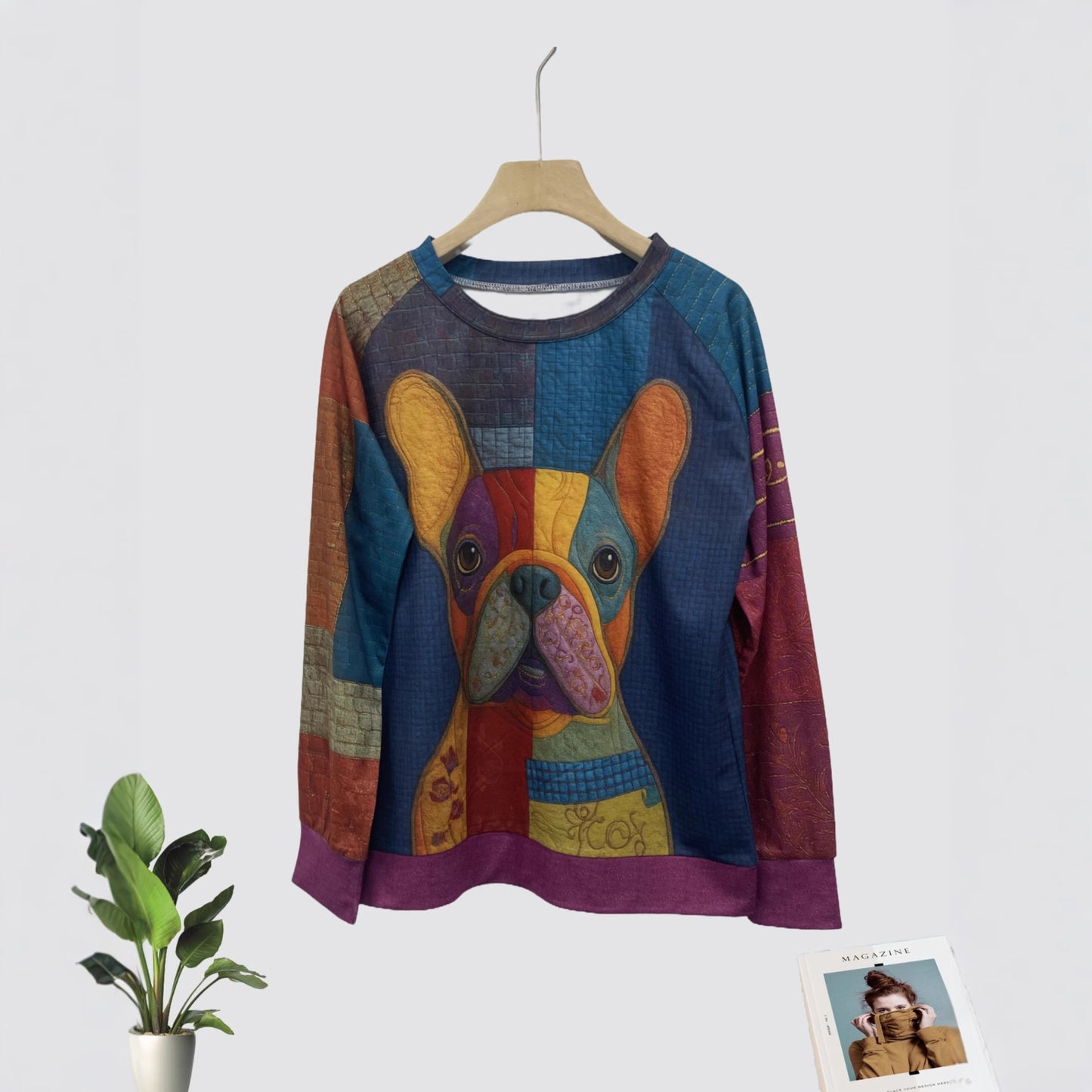 Christmas Casual Pullover Polyester Long Sleeve Sweater