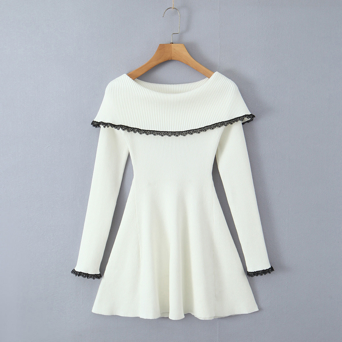 High Waist Spliced Mini Dress – Street Fashion Style for Women