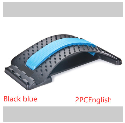 Magnetic Back Stretcher & Lumbar Massager Adjustable Spine Support Pain Relief Device