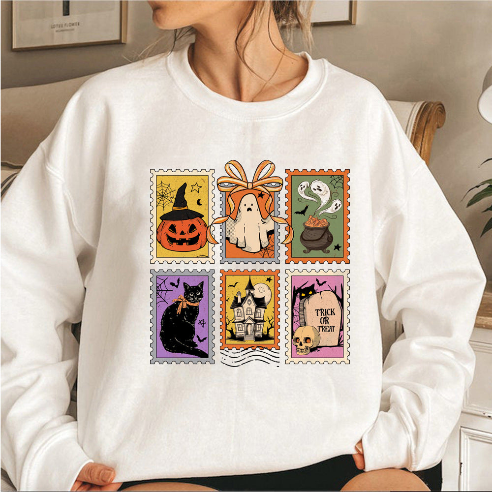 Men’s Street Hip-Hop Pullover Printed Long Sleeve Sweatshirt