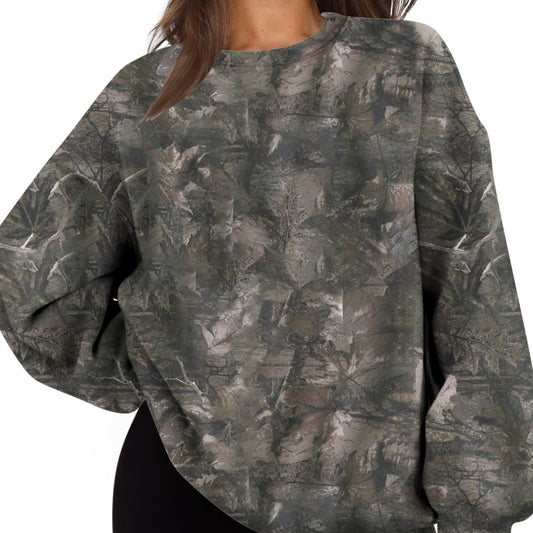 Women’s 3D Effect Pullover Polyester Long Sleeve Casual Top