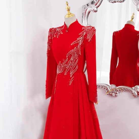 Beaded Artistic Retro Dress