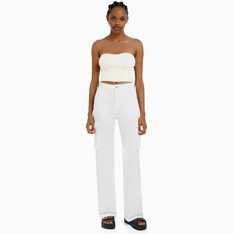Autumn Women's Straight-Leg Fashion Jeans