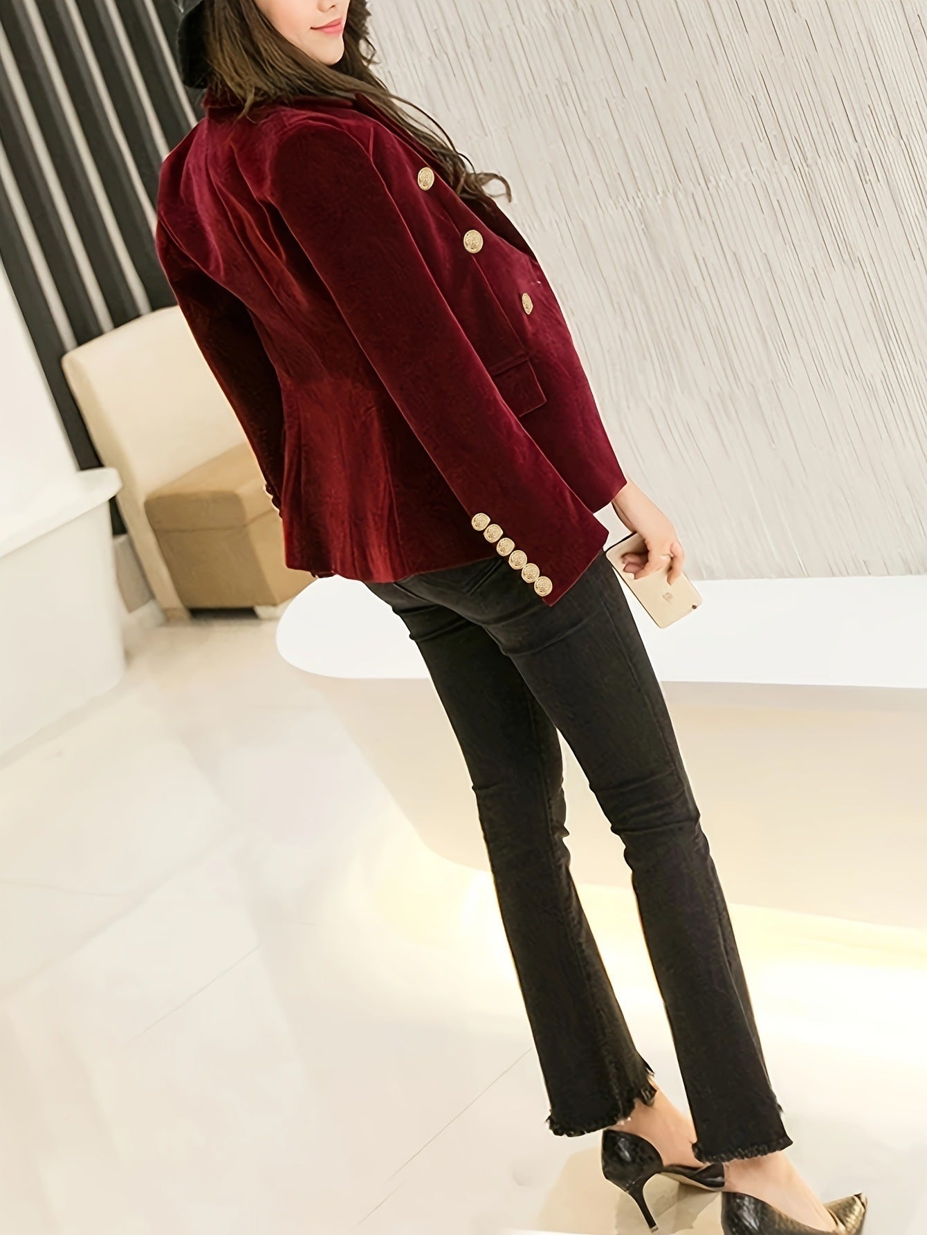 Women’s Japanese Retro Striped Sleeveless Coat – Loose Fit Linen Silk Blend