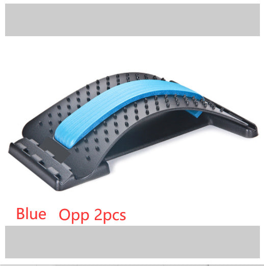 Magnetic Back Stretcher & Lumbar Massager Adjustable Spine Support Pain Relief Device